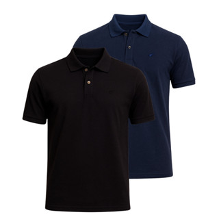 Kit Camisas Polo Masculina Colarinho inglês Tecido Piquet Modelo Casual Masculino em Oferta na Shopee