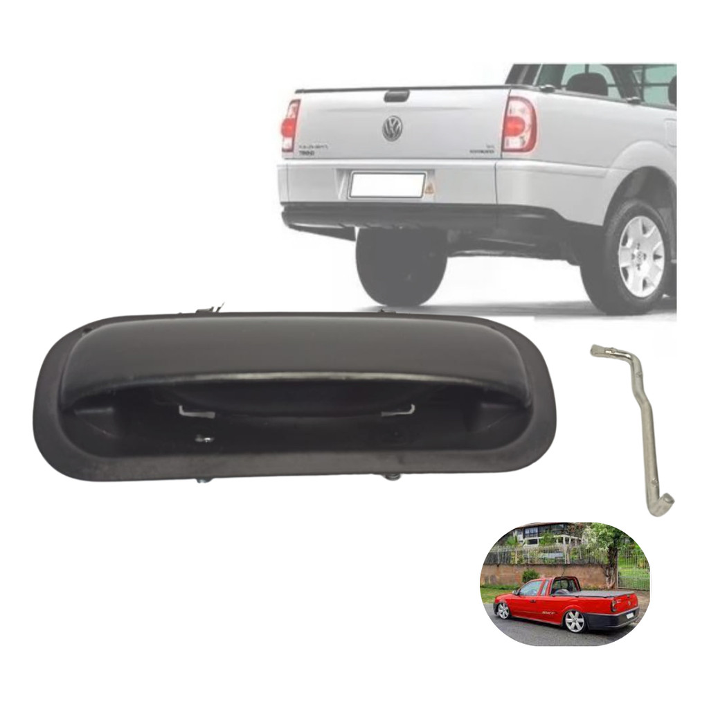 Maçaneta Tampa Caçamba Saveiro G2 G3 G4 De 1998 Até 2008 em Oferta na Shopee