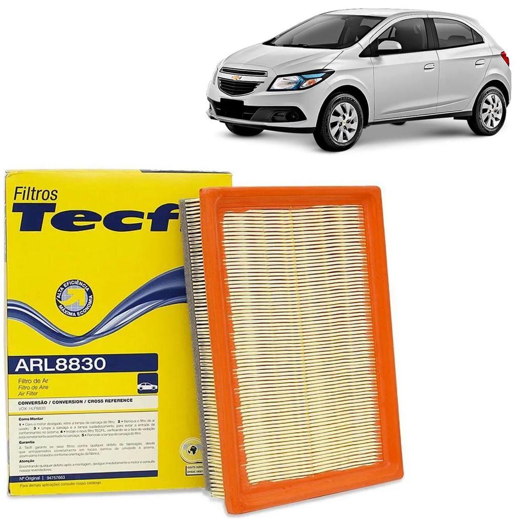 Filtro Ar Chevrolet Onix 2013 A 2019 Tecfil em Oferta na Shopee