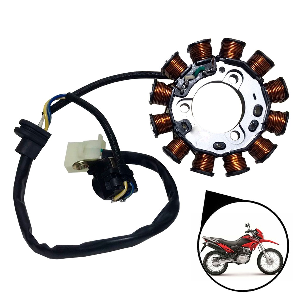 Estator Magneto Gerador Energia Honda Nxr 150 Bros 2009 2010 2011 2012 Mix Ks Es Esd