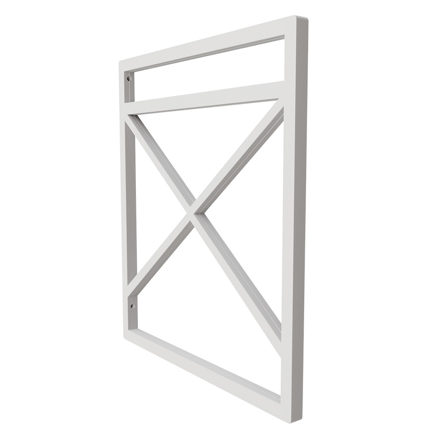 Kit Suportes 37x30cm Estilo Industrial Branco em Polipropileno – Durável e Versátil para Estantes em Oferta na Shopee