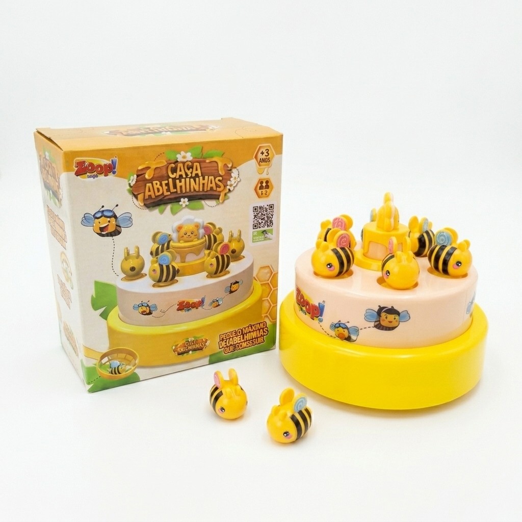 Brinquedo Interativo Caça Abelhinha Com Som Luz E Musica