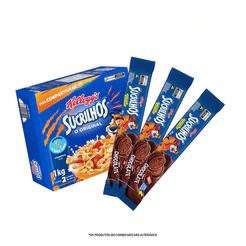 Combo Biscoito Recheado Sucrilhos Chocolate 85g 3 unidades + Cereal Sucrilhos Original 1kg 1 unidade
