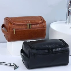 Maleta de Viagem Masculina Grande Capacidade, Necessaire Dobrável para Barbear, Organizador Portátil rajork moda