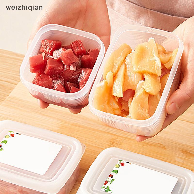 [T & B] Caixa De Armazenamento De Carne Portátil Geladeira Frutas Vegetais Organizadora Transparente Recipiente De Queij