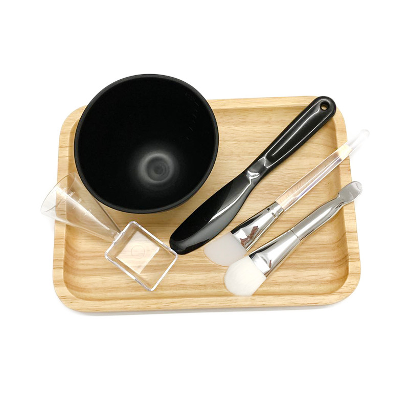 Kamuer DIY beleza máscara de Silicone tigela conjunto de 2 peças máscara ferramenta salão de beleza condicionado máscara
