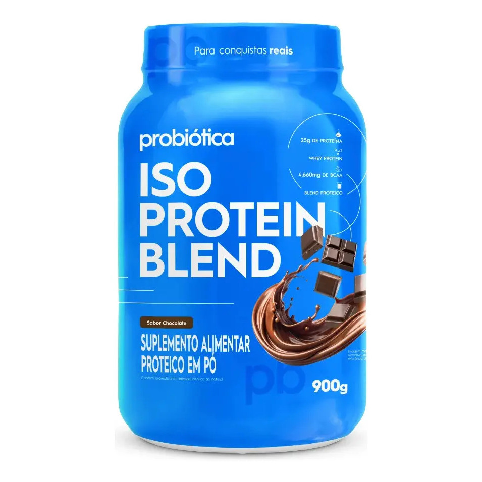 Iso Blend Pote 900g Chocolate Probiótica