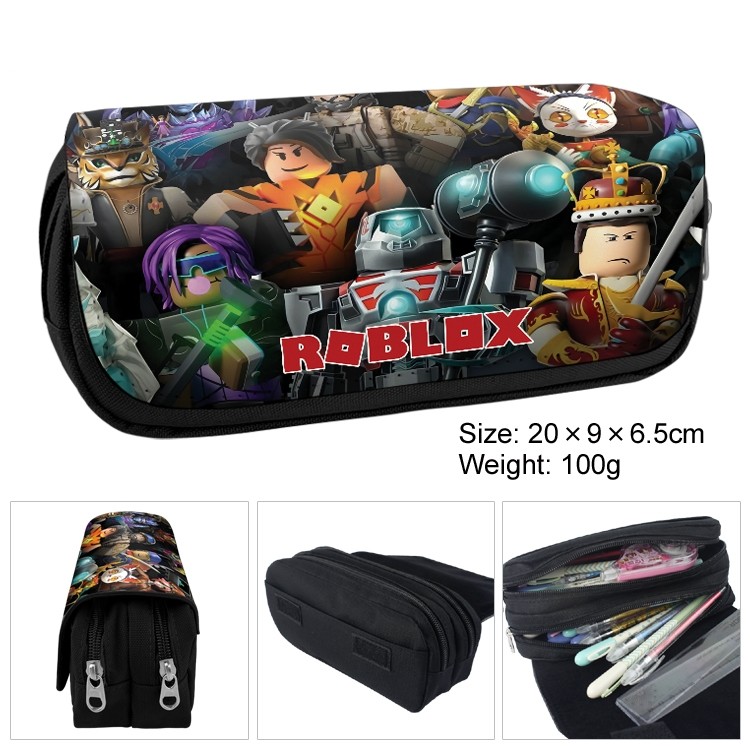 Jogo ROBLOX lápis caso estudante papelaria saco Rob Lesi lápis saco de papelaria caixa de armazenamento grande capacidad