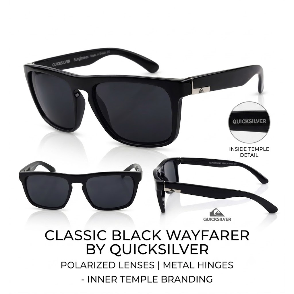 Óculos de Sol Fashion Wayfarer Retro Unissex Lente Polarizada Premium Confortável Promoção [PRONTA ENTREGA]
