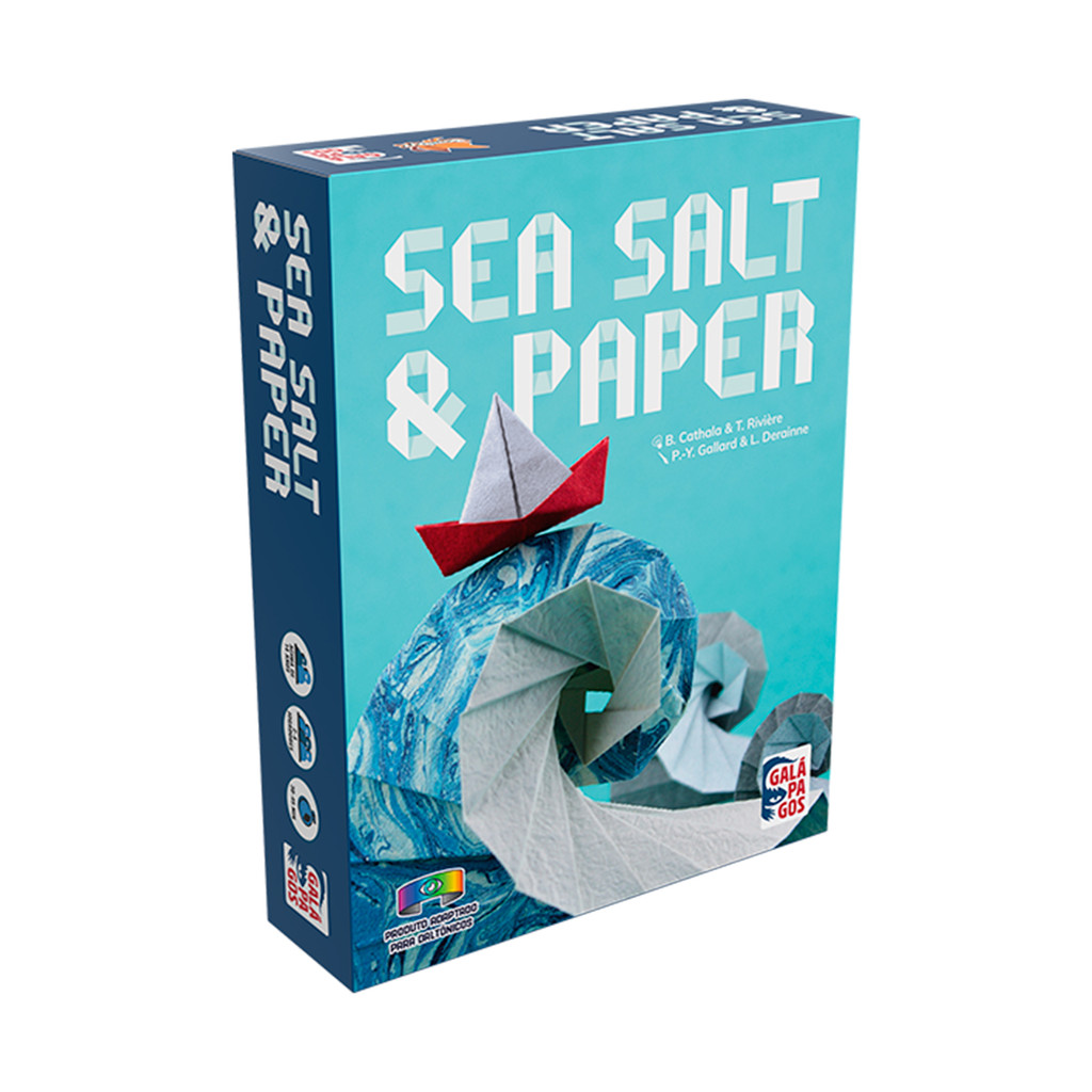 Sea Salt and Paper Jogo de Cartas Galápagos Origami 2 a 4 Jogadores Board Game Jogo Rápido Lacrado