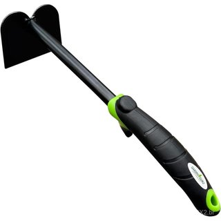 Enxada Manual Garden Guru - Ferramenta de Cultivo em Aço Carbono para Máxima Resistência - Resistente à Ferrugem - Cabo 