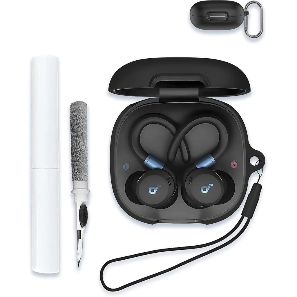 Capa para Fones de Ouvido Soundcore by Anker Sport X20, Capa Protetora de Silicone Macio, Portátil, Resistente a Arranhõ