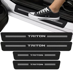 Kit Soleiras Porta para Mitsubishi Triton Fibra de Carbono