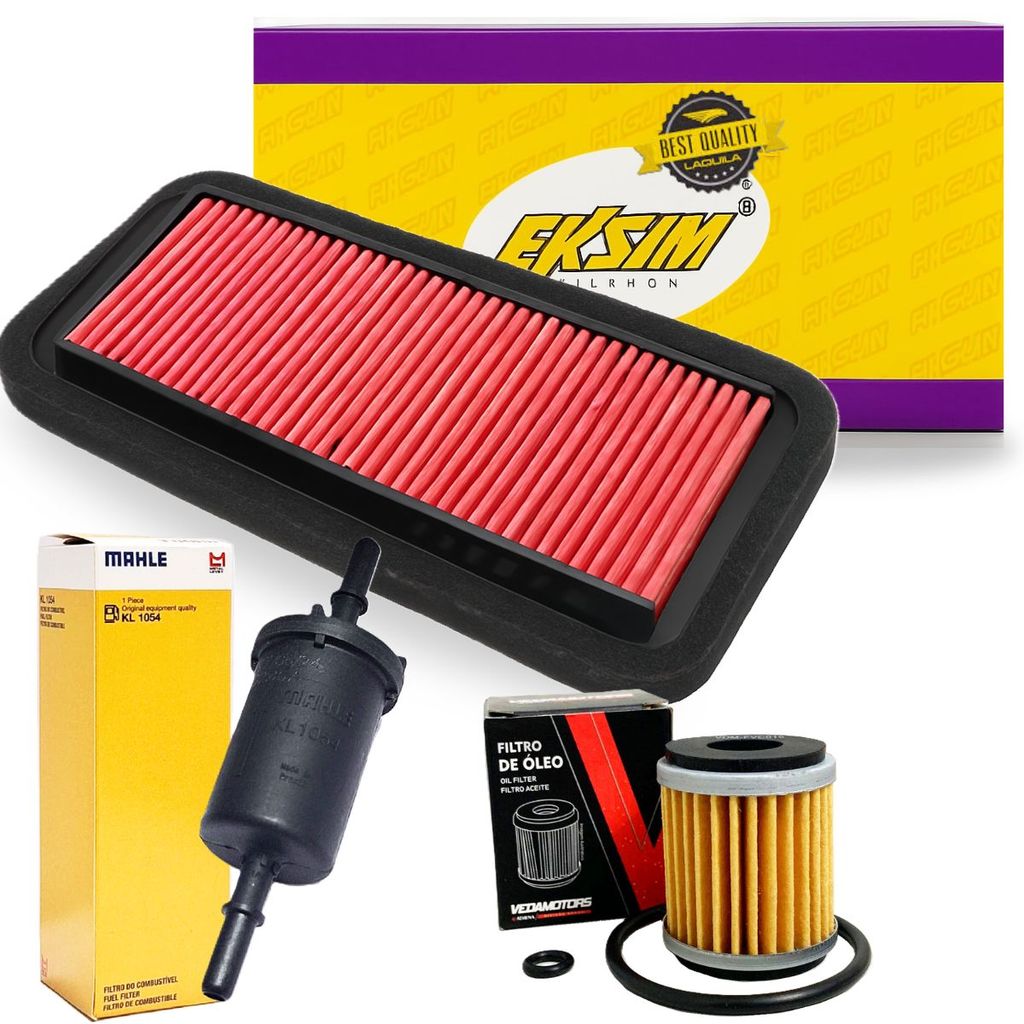 Kit de Filtros Para Yamaha Fazer 250 2018-2023 / FZ25 250 Abs 2019-2025