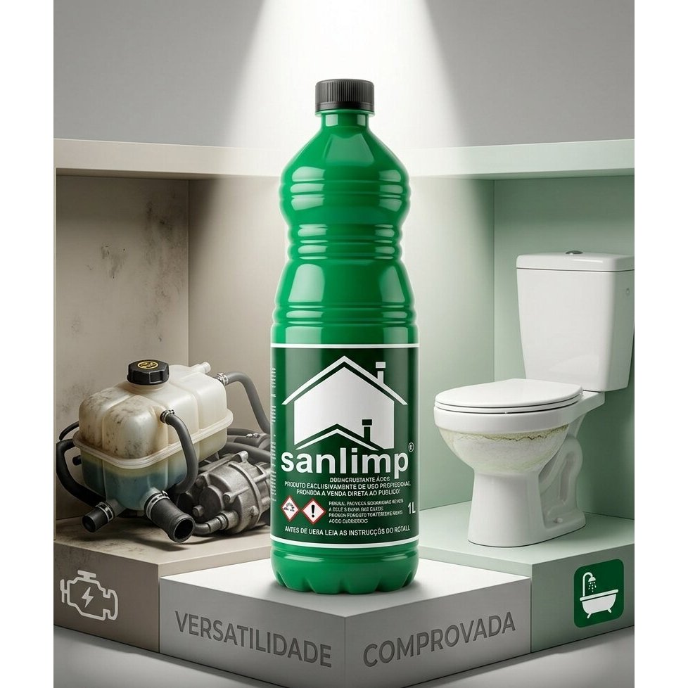 LIMPADOR DE RESERVATÓRIO DE ÁGUA,VASO SANITÁRIO, CIMENTO E DESENTUPIDOR LÍQUIDO - KIT C/ 1LITRO/2LITROS/3LITROS.