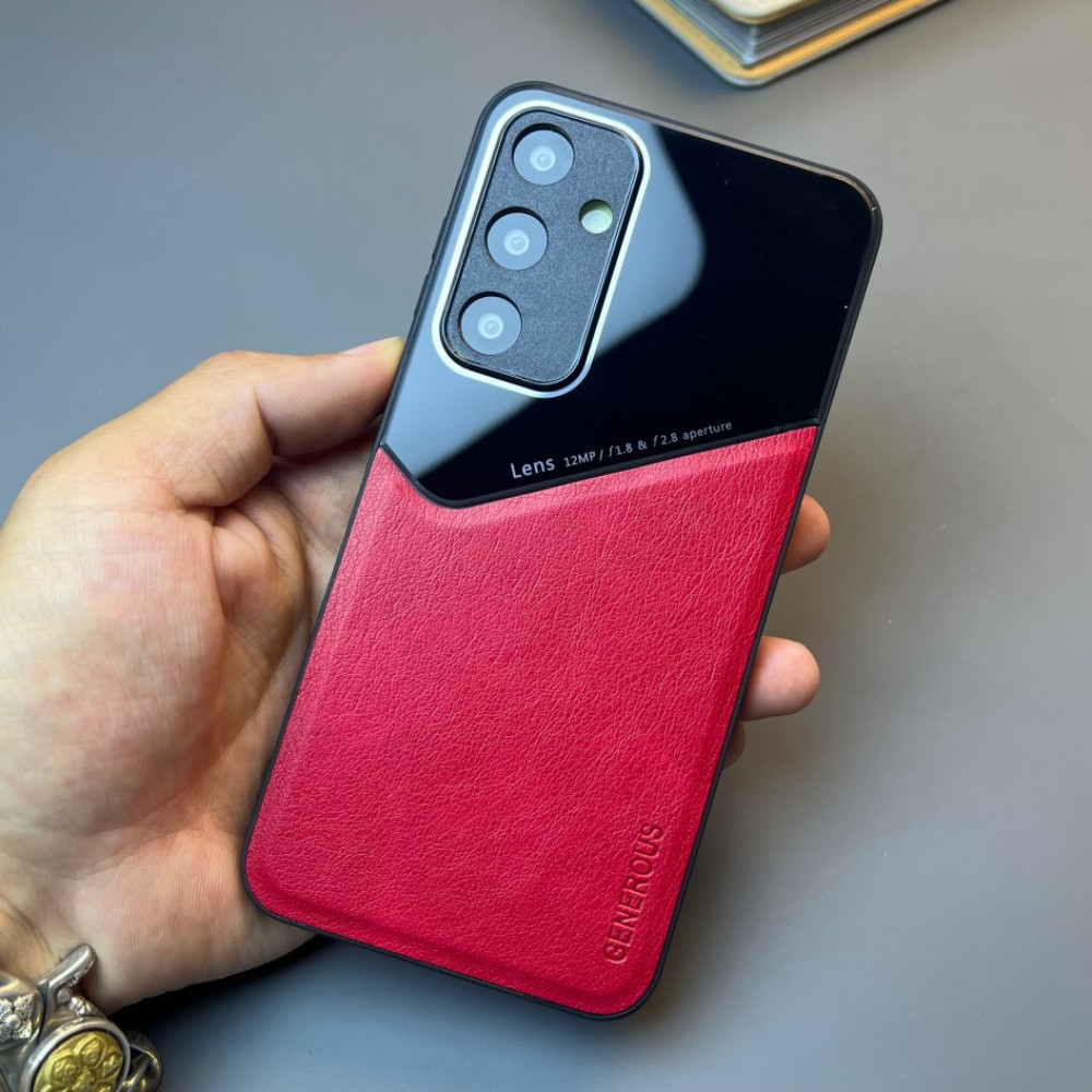 Capa De Telefone Magnética Com Textura De Emenda Para Samsung Galaxy S26 S25 S24 S23 S22 S21 FE Plus Ultra A57 A37 A27 A