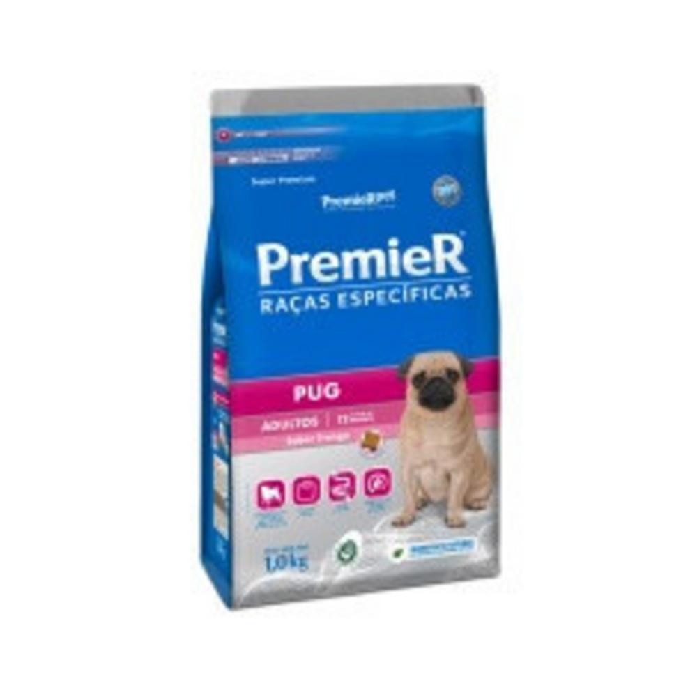 Ração Premier Raças Específicas Pug para Cães Adultos Sabor Frango 1kg