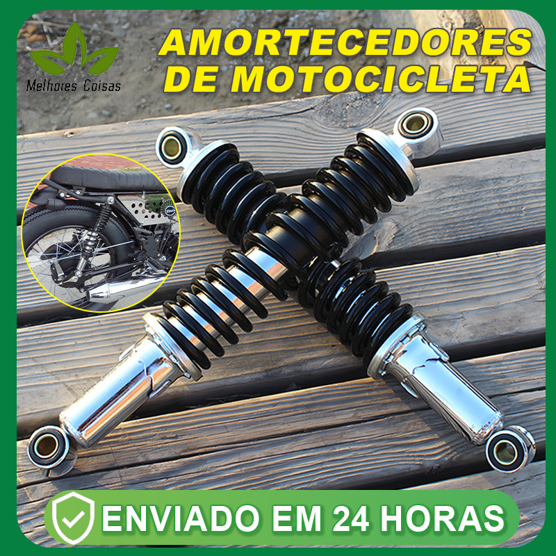 Par Amortecedor Traseiro Cromad Honda 125/150/160 2004 a 2024 Cg Start Fan Titan Cargo