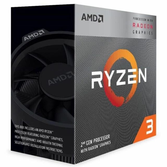 Processador Amd Ryzen 3 3200G Am4 3.6Ghz (4.0Ghz Turbo) Cache 4Mb 4 Nucleos 4 Threads 65W | YD3200C5FHBOX