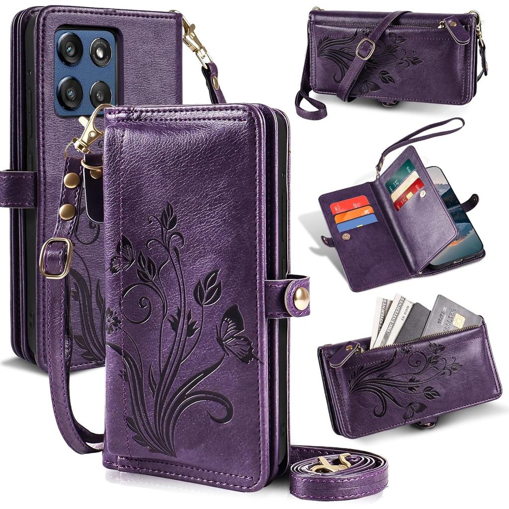 Capa Carteira para Motorola Moto G 2026/2025/ Moto G Play 2026, [Proteção contra
