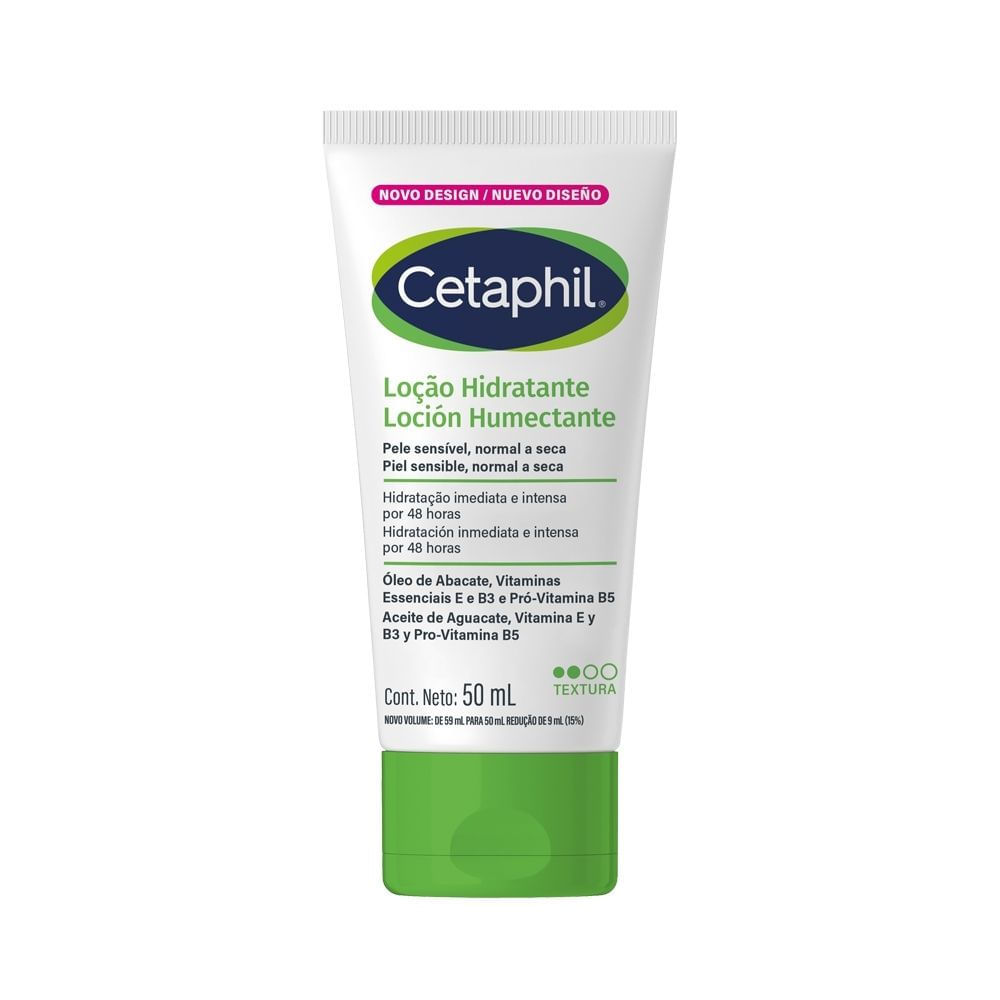 Cetaphil Loção Hidratante Pele Sensível Normal a Seca 50ml