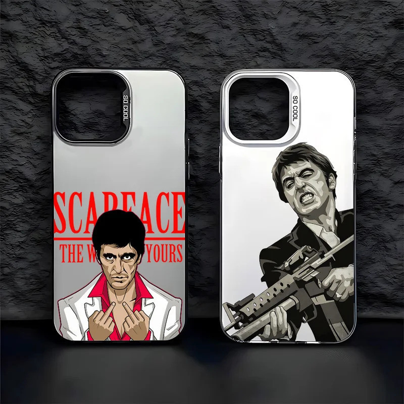 Capa de Telefone S-Scarface 1983 para Samsung Galaxy A16 A06 A35 A55 A25 A05S A15 A56 A54 A36 A34 A24 A26 A14 A05 A04 4G