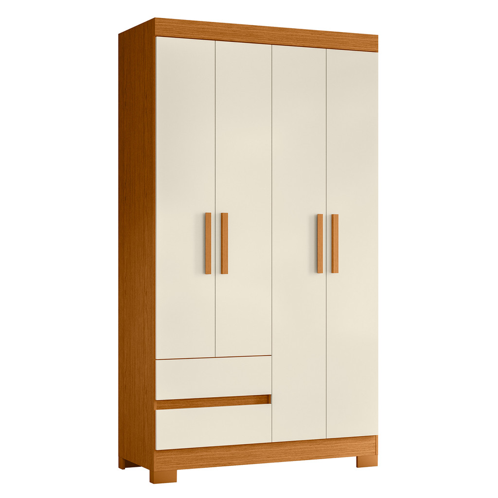 Guarda Roupa Olímpia 4 Portas 2 Gavetas Albatroz