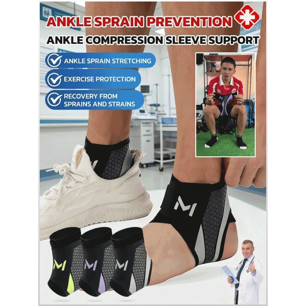 [Estabilidade Garantida] [Suporte Profissional] Tornozeleira/Protetor/Esporte/Tornozelo | Para/Lesões/Treino/Esporte