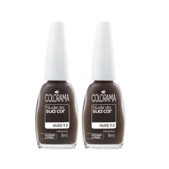 Kit 2 Esmalte Colorama Nude da Sua Cor 9.0 com 8ml