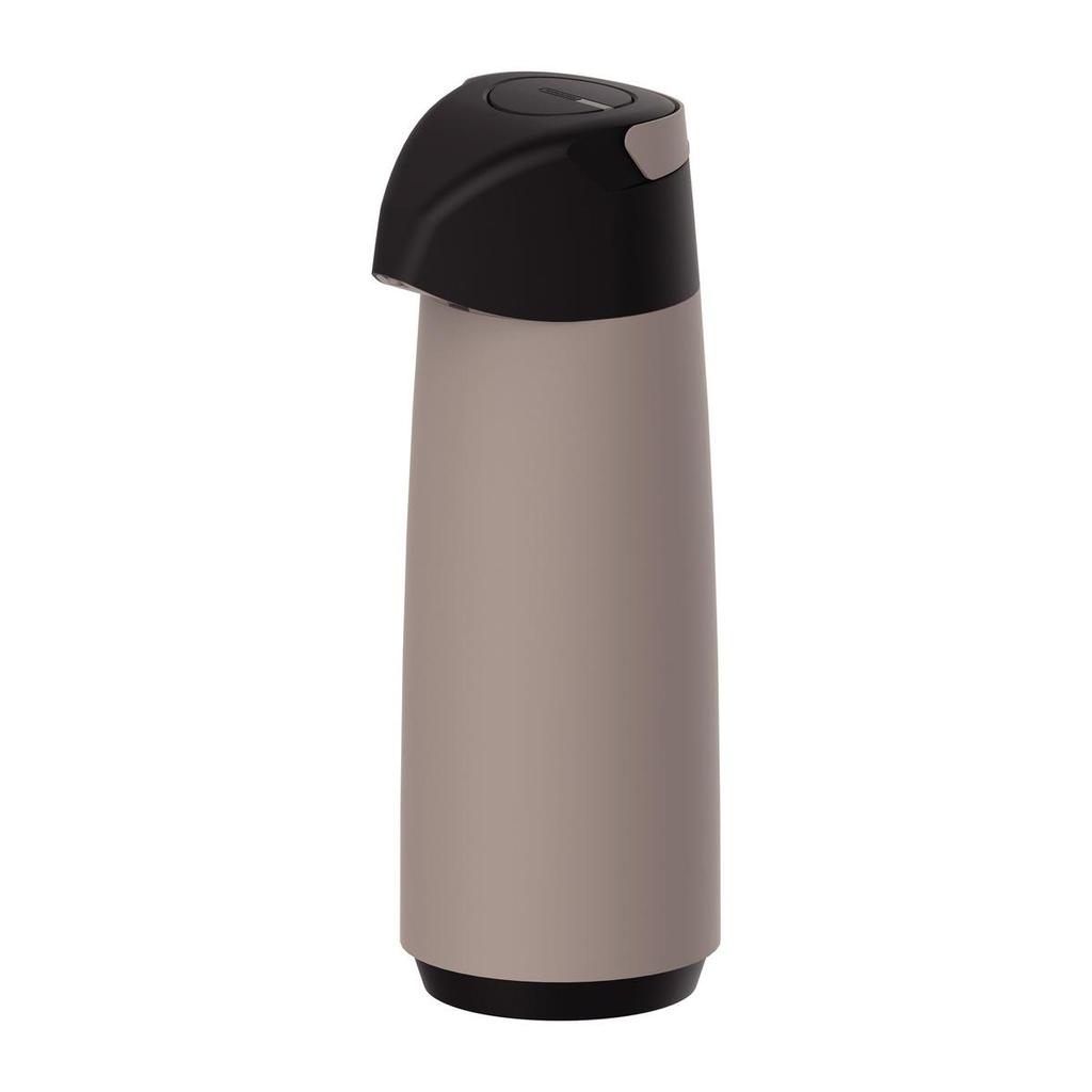 Garrafa Térmica Tramontina Exata 1,8 L Bege Ampola Vidro