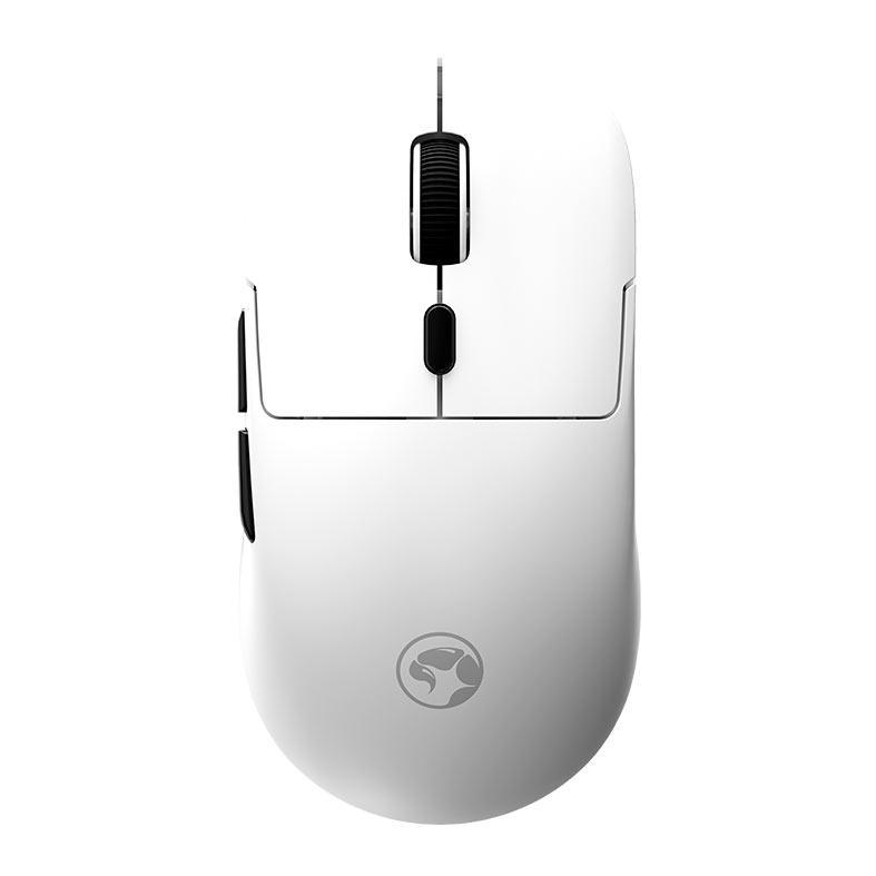 Mouse Gamer Marvo Niro 50, 12000DPI, 6 Botoes, Tri-Mode, Branco, G912W-WT