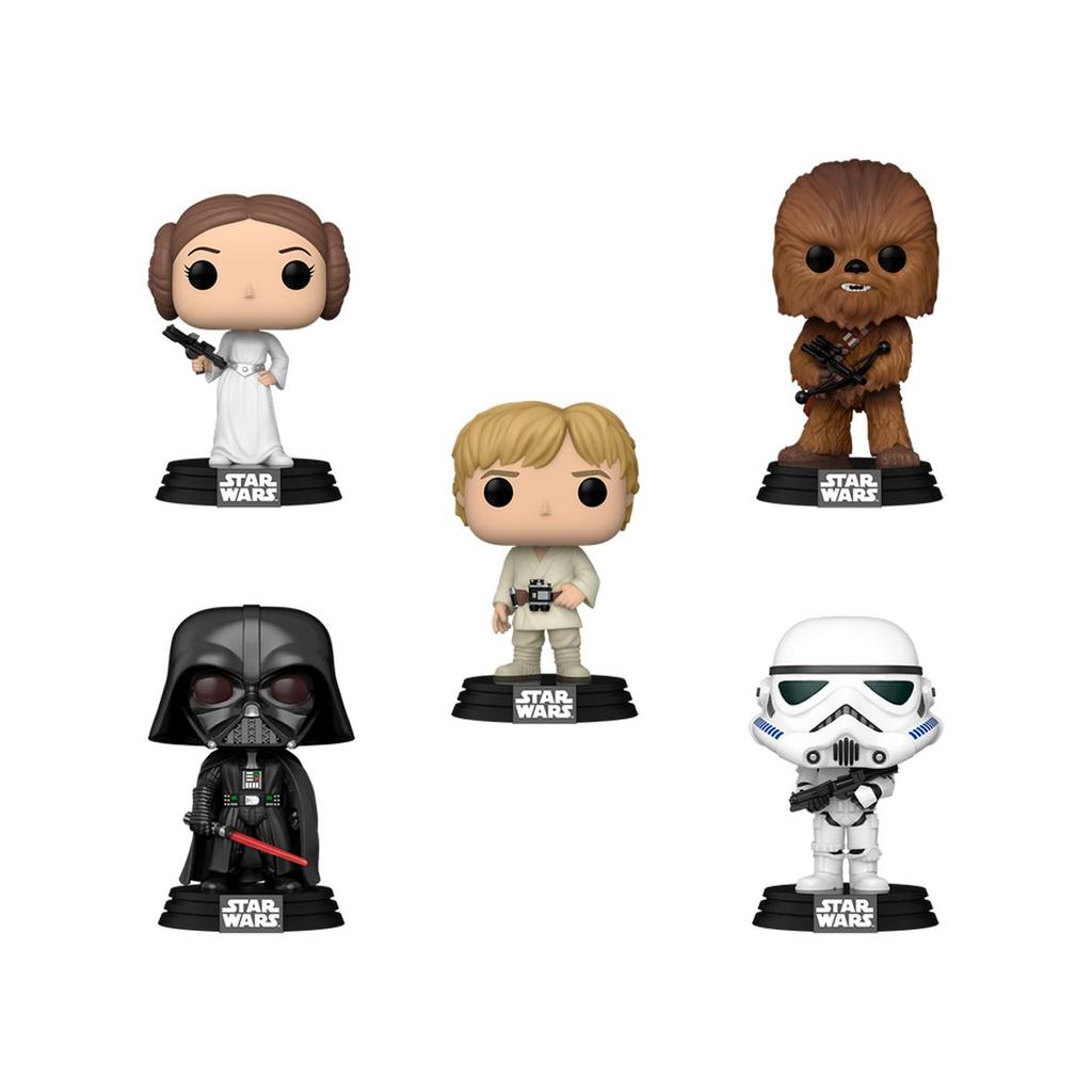 Kit 5 Bonecos Funko Pop! Star Wars