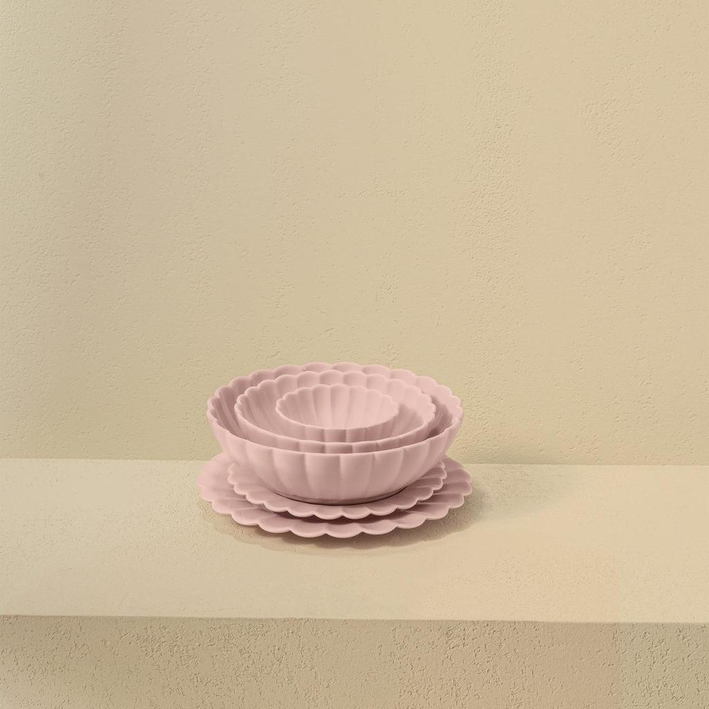 Jogo de 6 Pratos Rasos 27,5cm Oxford Flora Dália — imagem 2 de 2