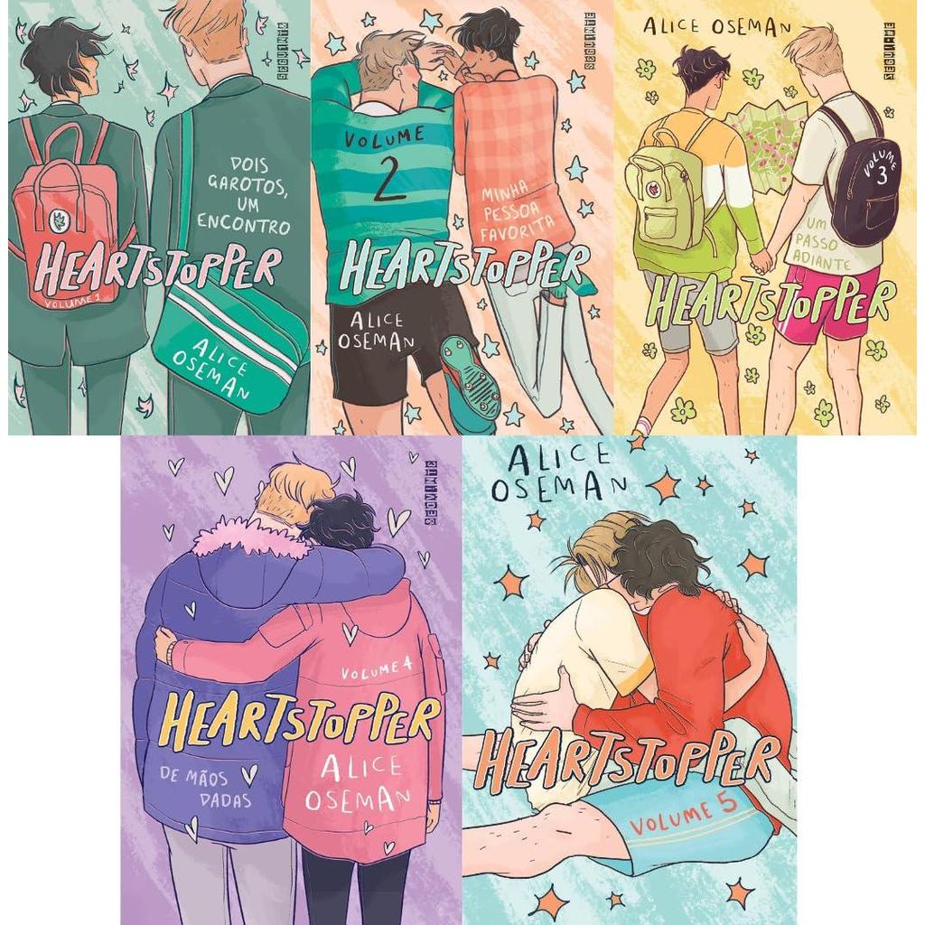 Kit Livros Heartstopper - Vol 01 ao Vol. 05