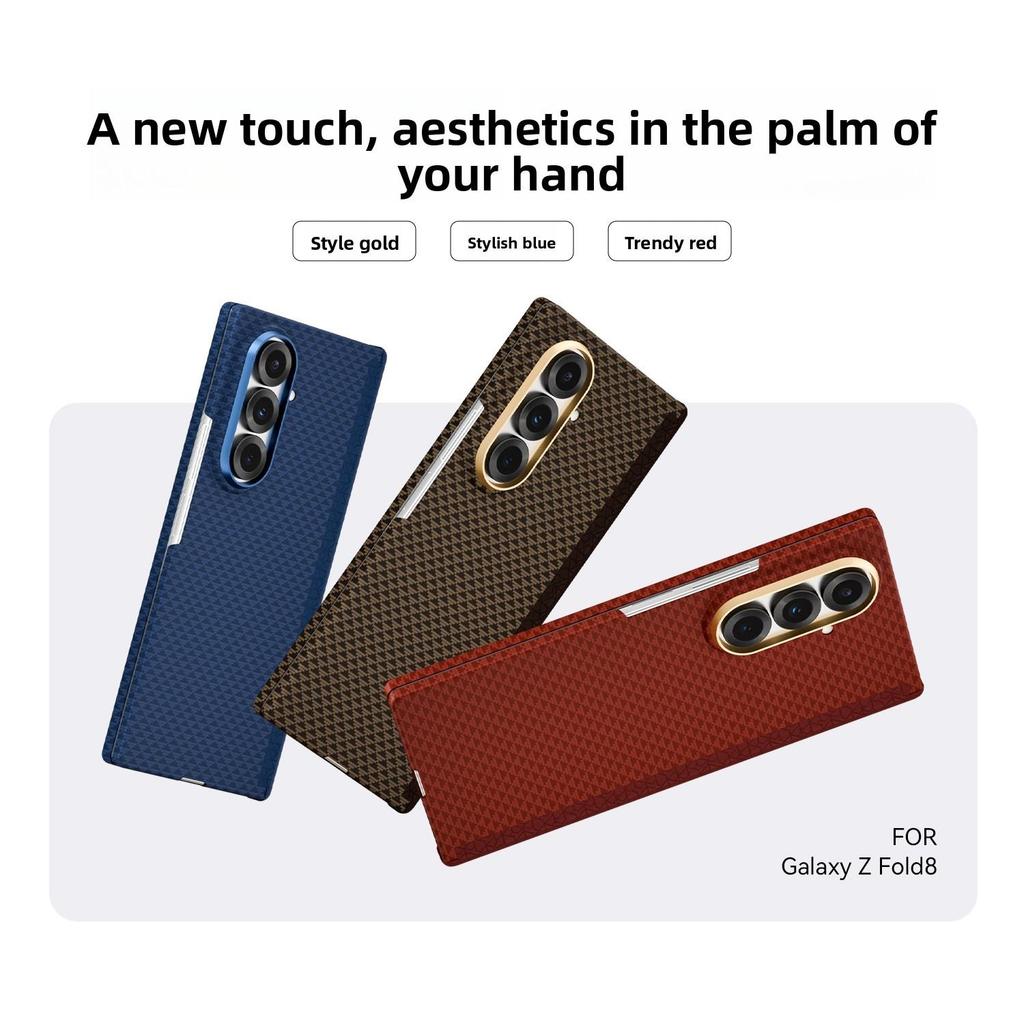 Capa De Telefone De Fibra Nano Para Samsung Galaxy Z Fold 8 7 Proteção De Dobrad