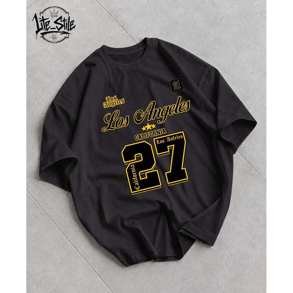 Camiseta Los Angeles Streetwear Americana Masculina Feminina 100% Algodão Premium Street Style Lançamento Envio Imediato
