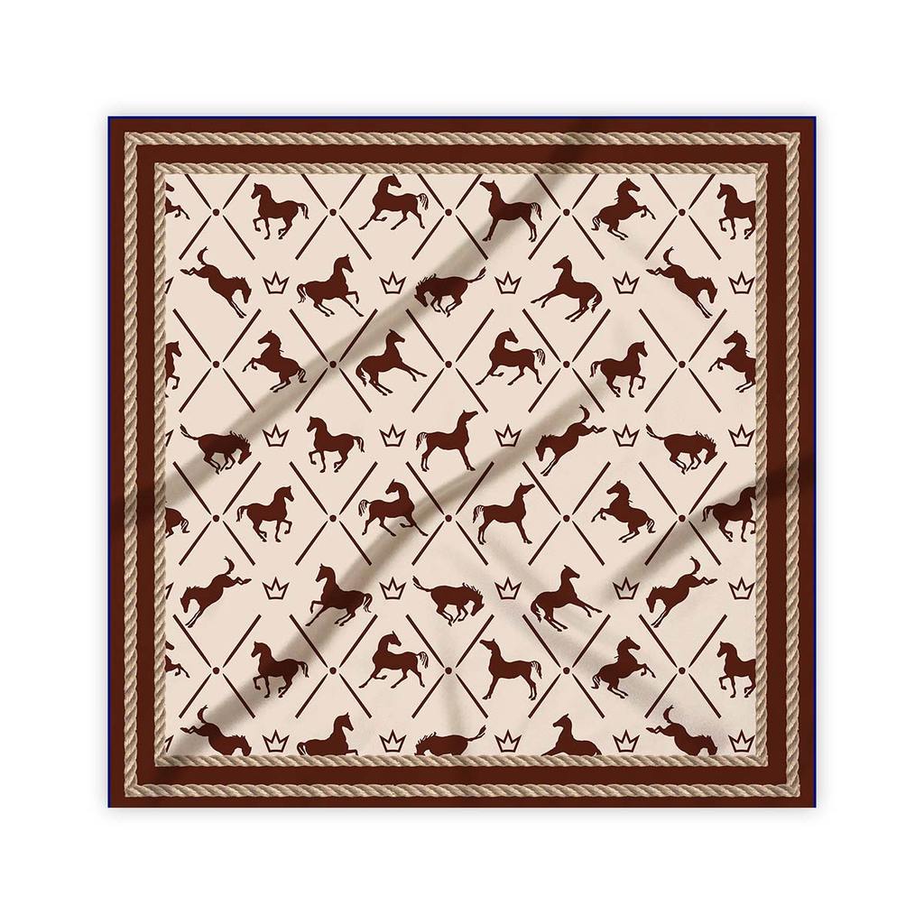 Lenço Estampado Country E Poá 45x45cm Corte A Laser 15