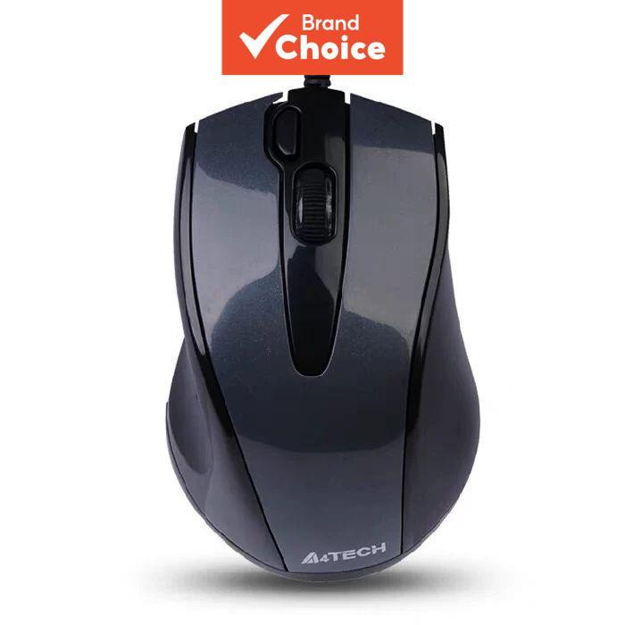 A4TECH N-500F Rato óptico de computador de mesa e notebook, USB com fio, para escritório, casa e jogos