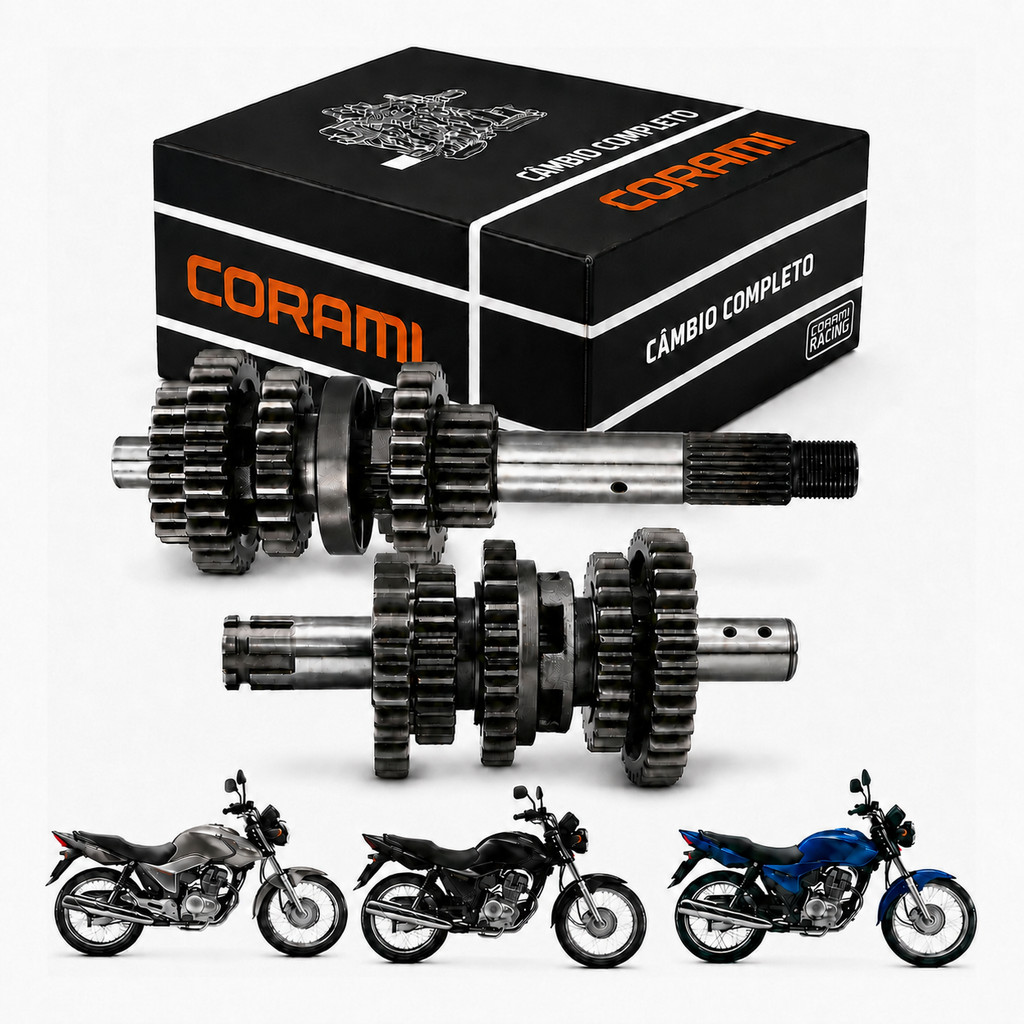 Câmbio Completo Honda Titan 150 KS 2004 a 2008 Transmissao