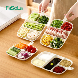 FaSoLa compartimento placa lateral panela quente preparar placa de armazenamento cebola gengibre alho cozinha doméstica 