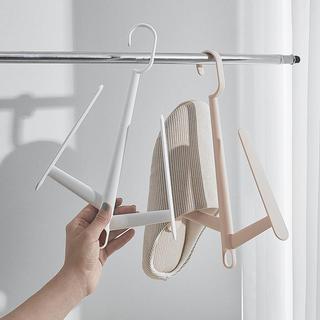 Varanda doméstica multifuncional rack de secagem interior ao ar livre à prova de vento sapato gancho sapato rack secagem