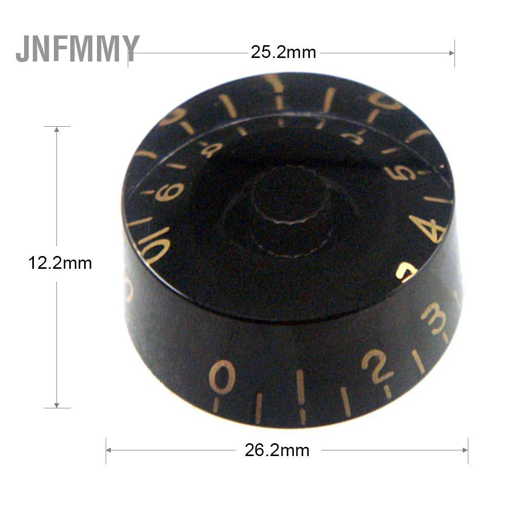 Jnfmmy Jnfmmy fangzi Botões de controle de volume de tom de guitarra elétrica para EPI/LP 4PCS