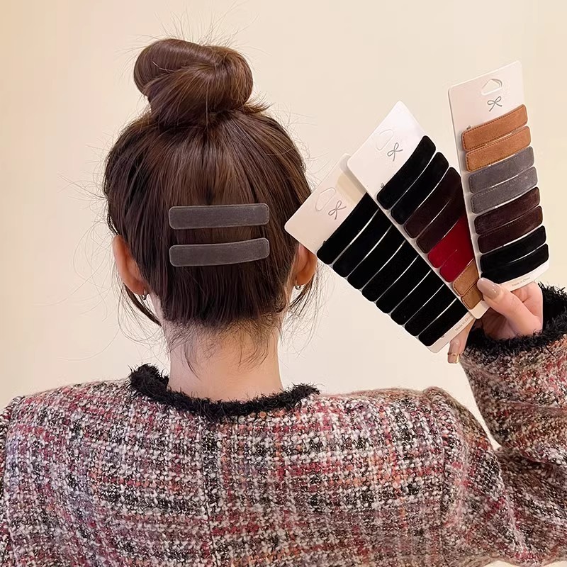 Outono inverno de alto valor uma palavra reunindo bb clipe Hairpin Headdress menina moda franja lateral fixa grampo de c