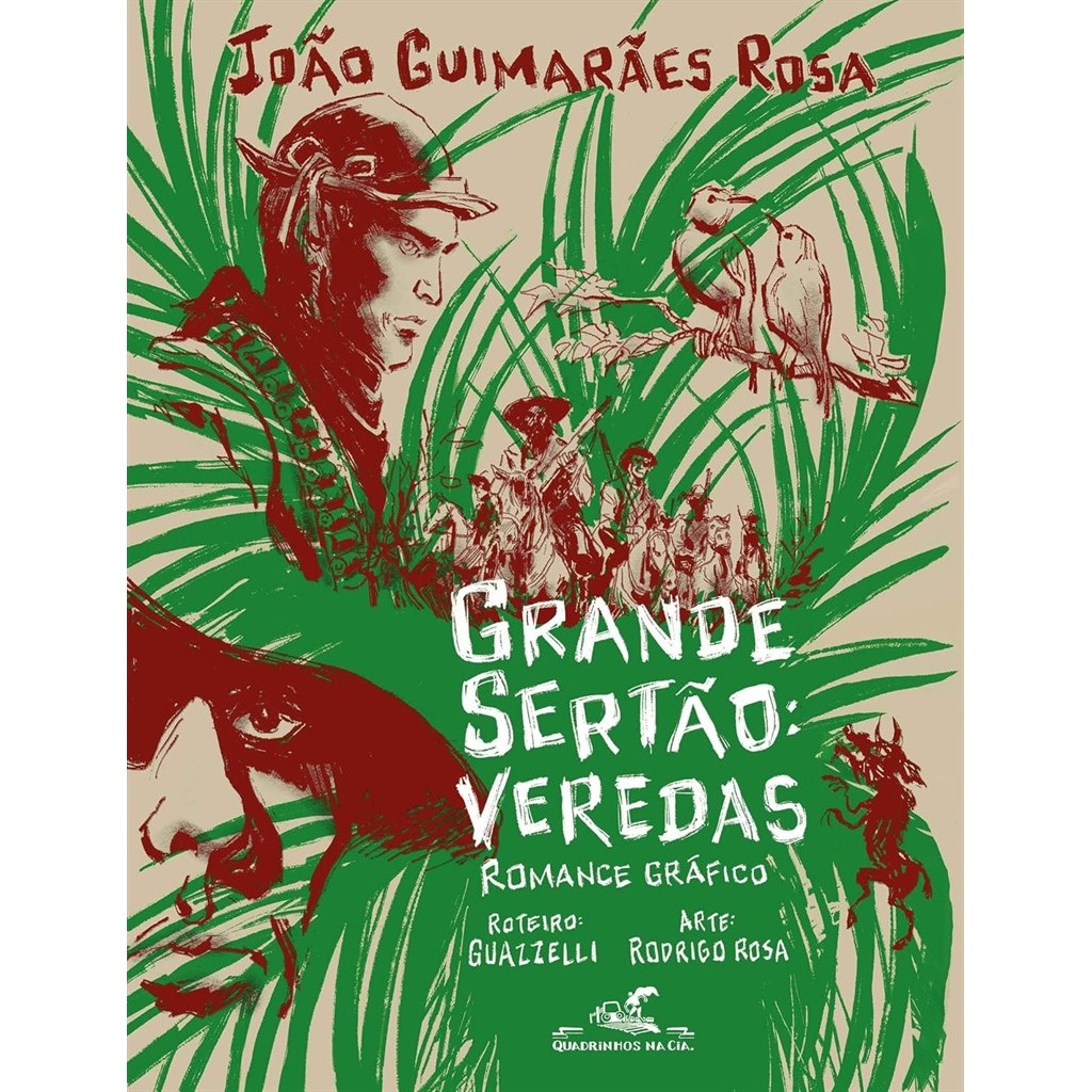 Grande sertão: veredas, de João Guimarães Rosa - Romance gráfico autor Guazzelli / Rodrigo Rosa