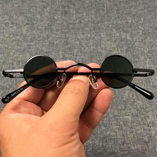 Óculos De Sol Redondos Pequenos , Punk UV400 Em Cor Doce , Mini Com Armação De Metal Retrô Ao Ar Livre