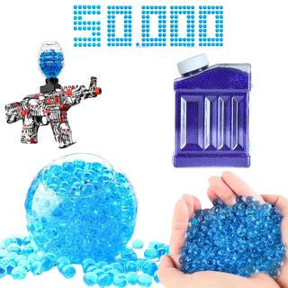 Refil Bolinhas de Gel Orbeez 50 Mil Unidades Cresce na Água Brinquedos Lançadores Castela