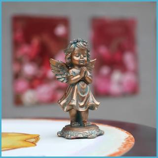 Figuras De Anjo Resina Criança Oração Estatueta Para Sala Estar Quarto Vaidade Mesa Escritório Cabeceira playmy