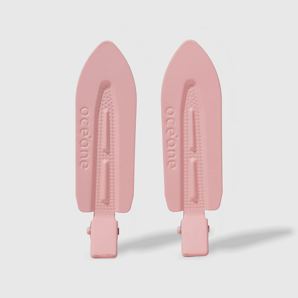 Presilha de Cabelo Rosa - Hair Clip Océane Edition 2un