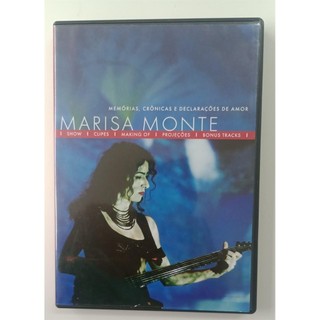 DVD MARISA MONTE - MEMÓRIAS, CRÔNICAS E DECLARAÇÕES DE AMOR direção