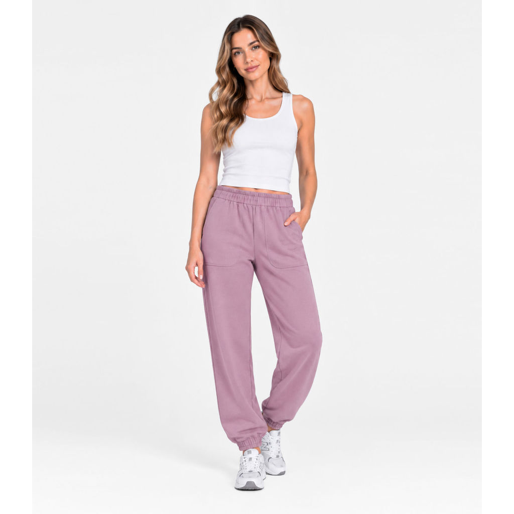 Calça Feminina Jogger Rovitex Rosa